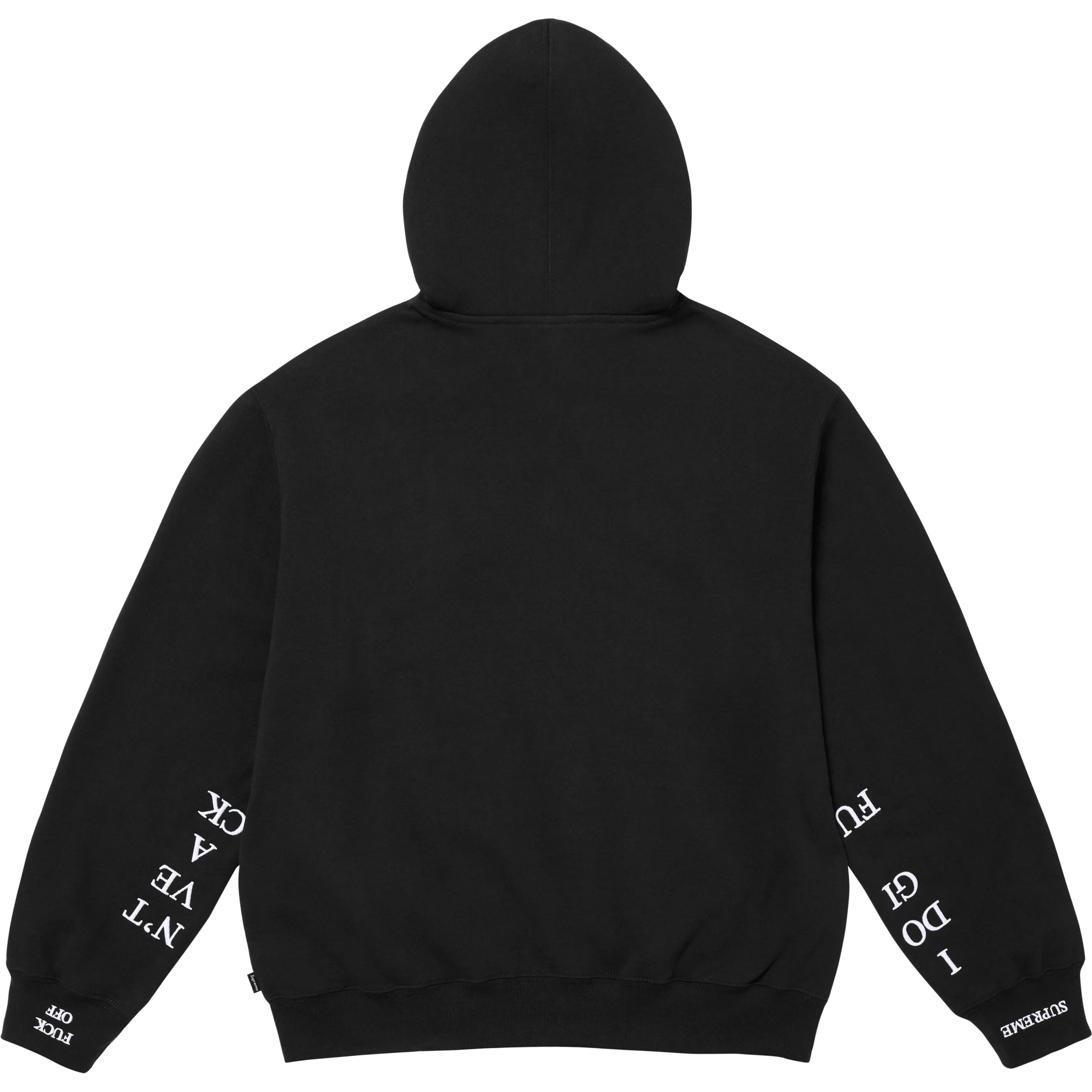 IDGAF Zip Up Hooded Sweatshirt view 5